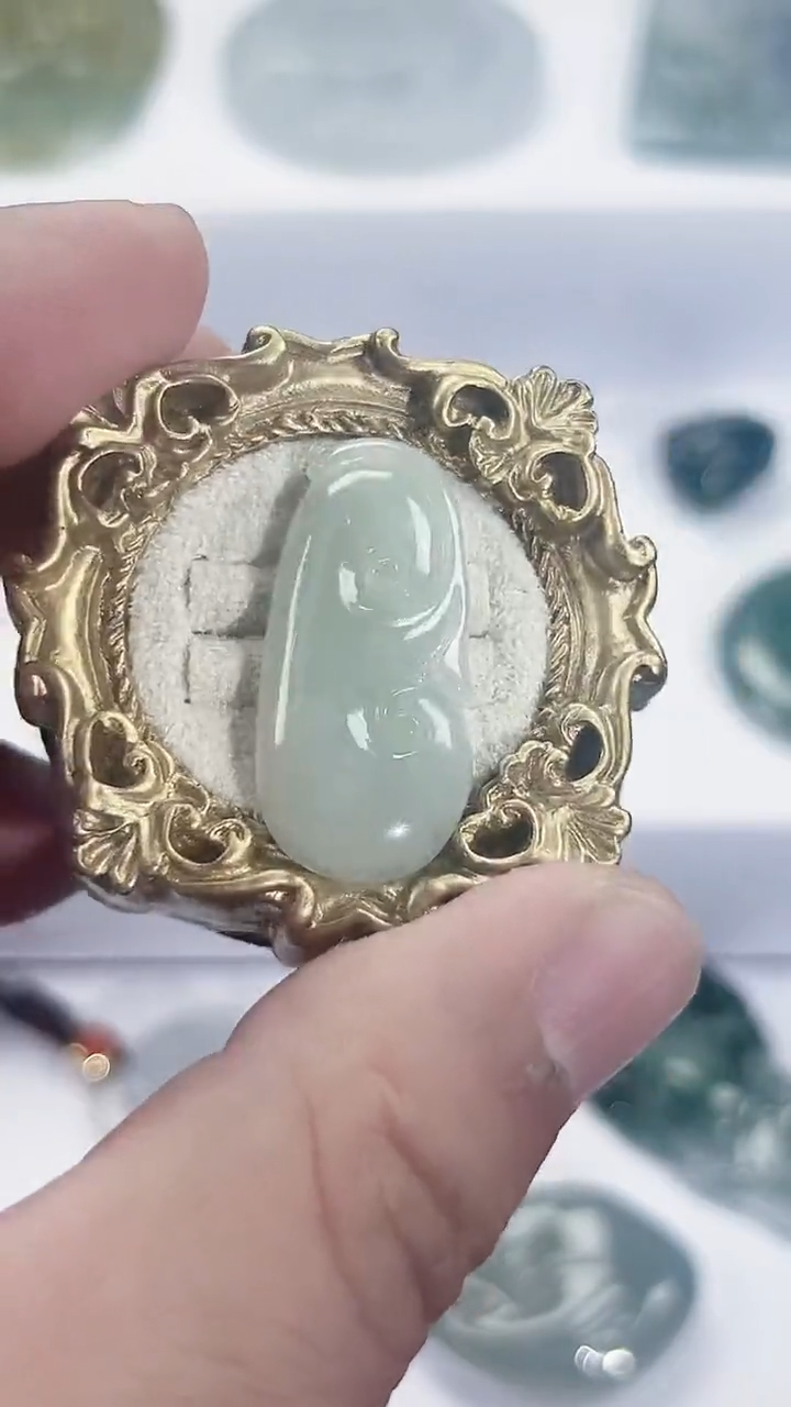 颈饰未镶嵌翡翠天然缅甸A货翡翠