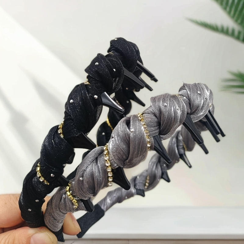 网红新款自创女通用纯手工编织发箍时尚气质百搭发箍日韩休闲发饰