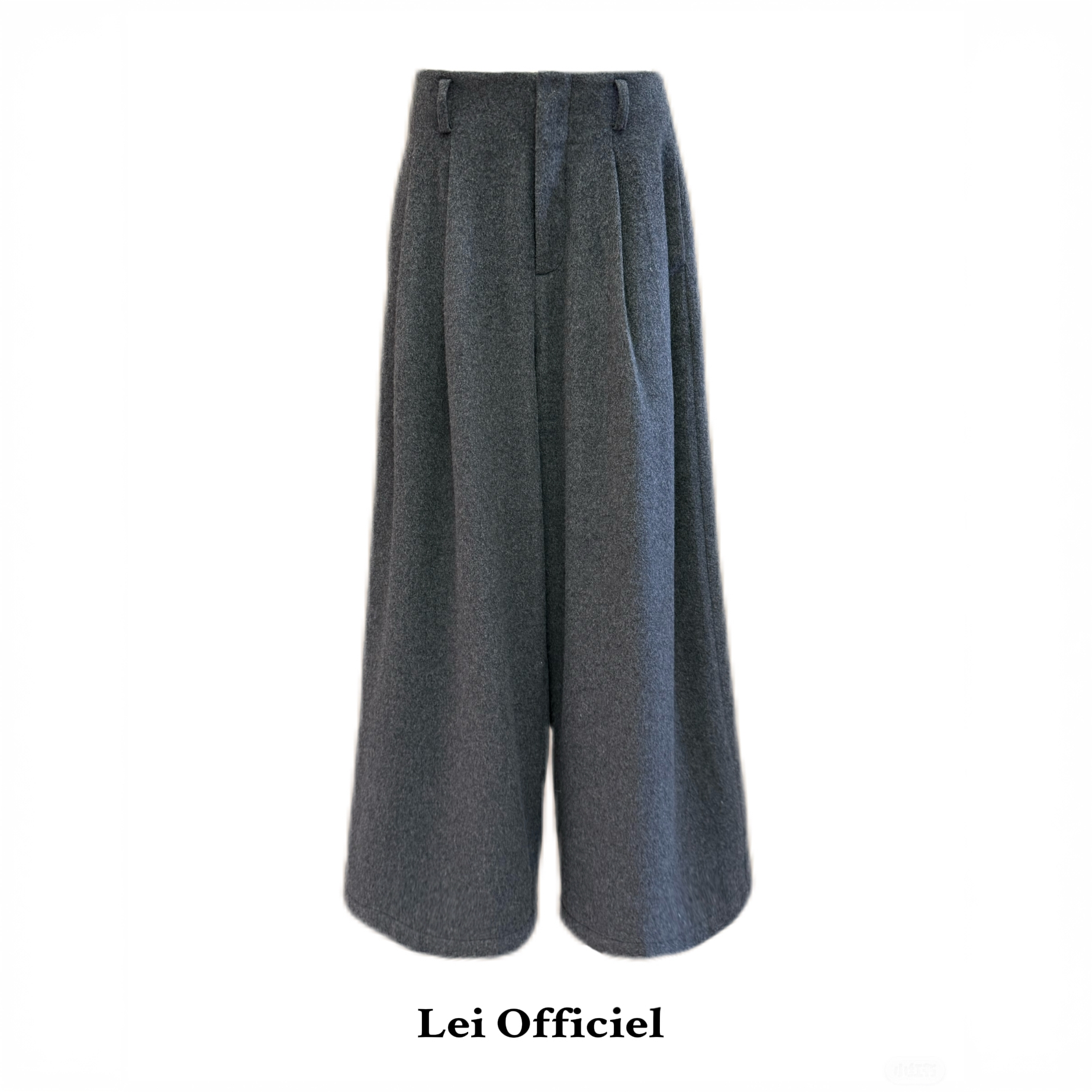 “格雷高知”简约通勤空气初剪羊毛直筒长裤084-KZ1672