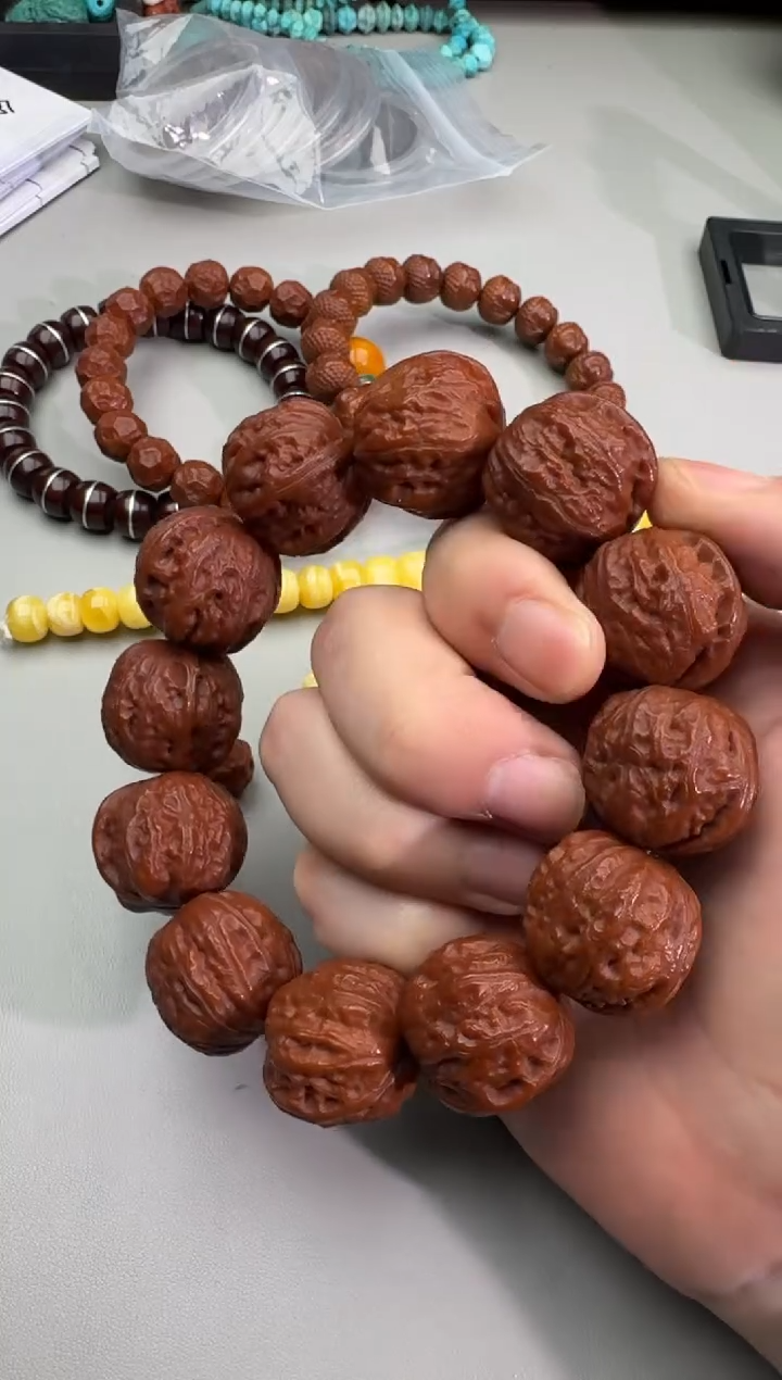 【闪购商品】文玩核桃手串秋子单圈