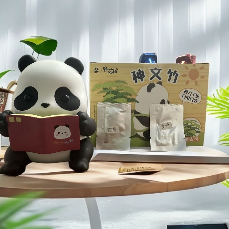 九木×Panda Roll自给自足种植盆栽手办
