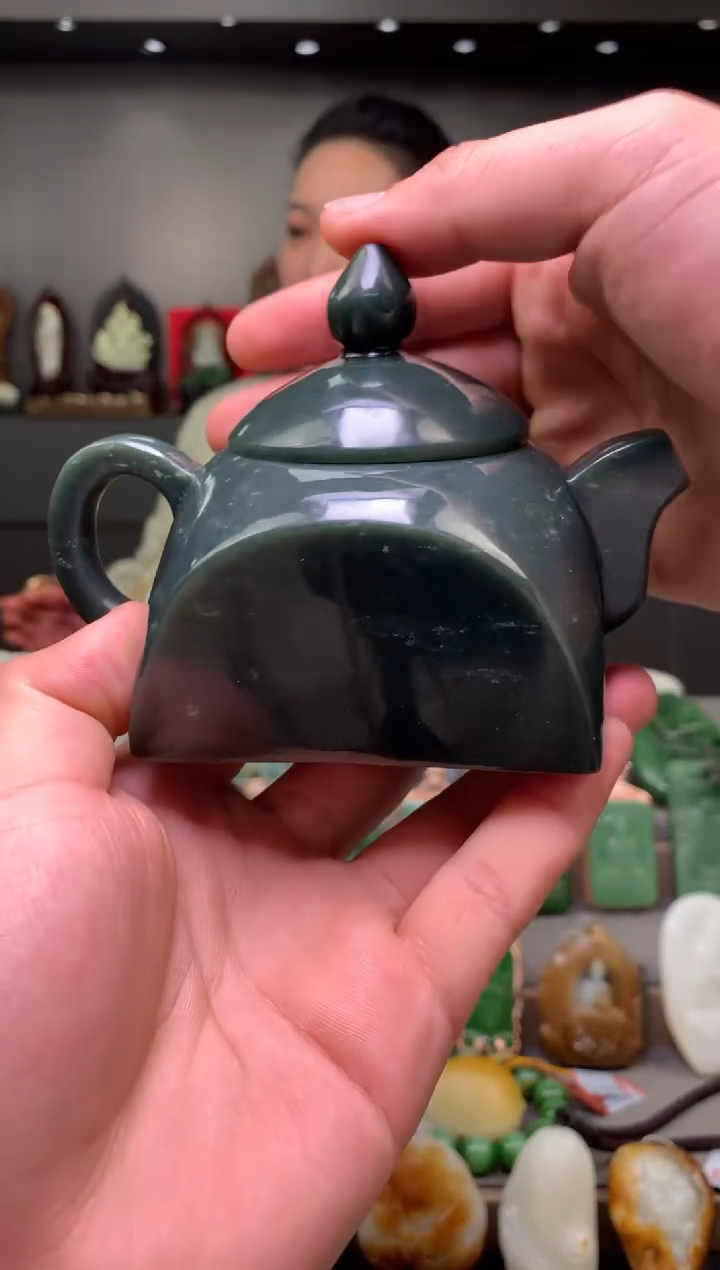 【闪购商品】和田玉茶壶未镶嵌茶壶3