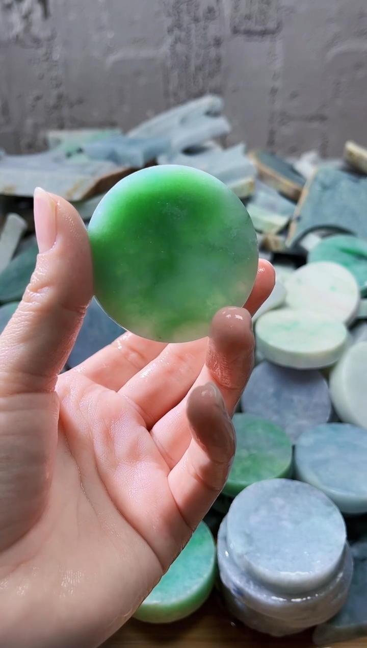 裸石翡翠天然翡翠A货石 南 525