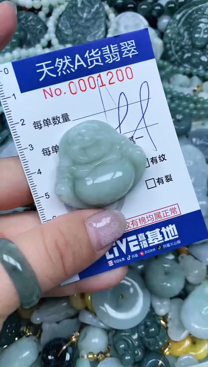 【闪购商品】翡翠吊坠(不含链)未镶嵌翡翠