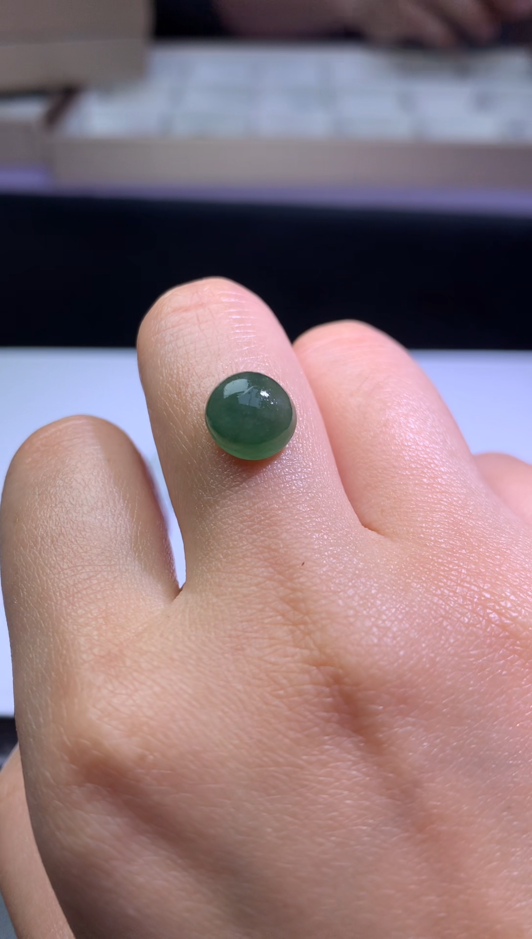 定制翡翠未镶嵌毛货