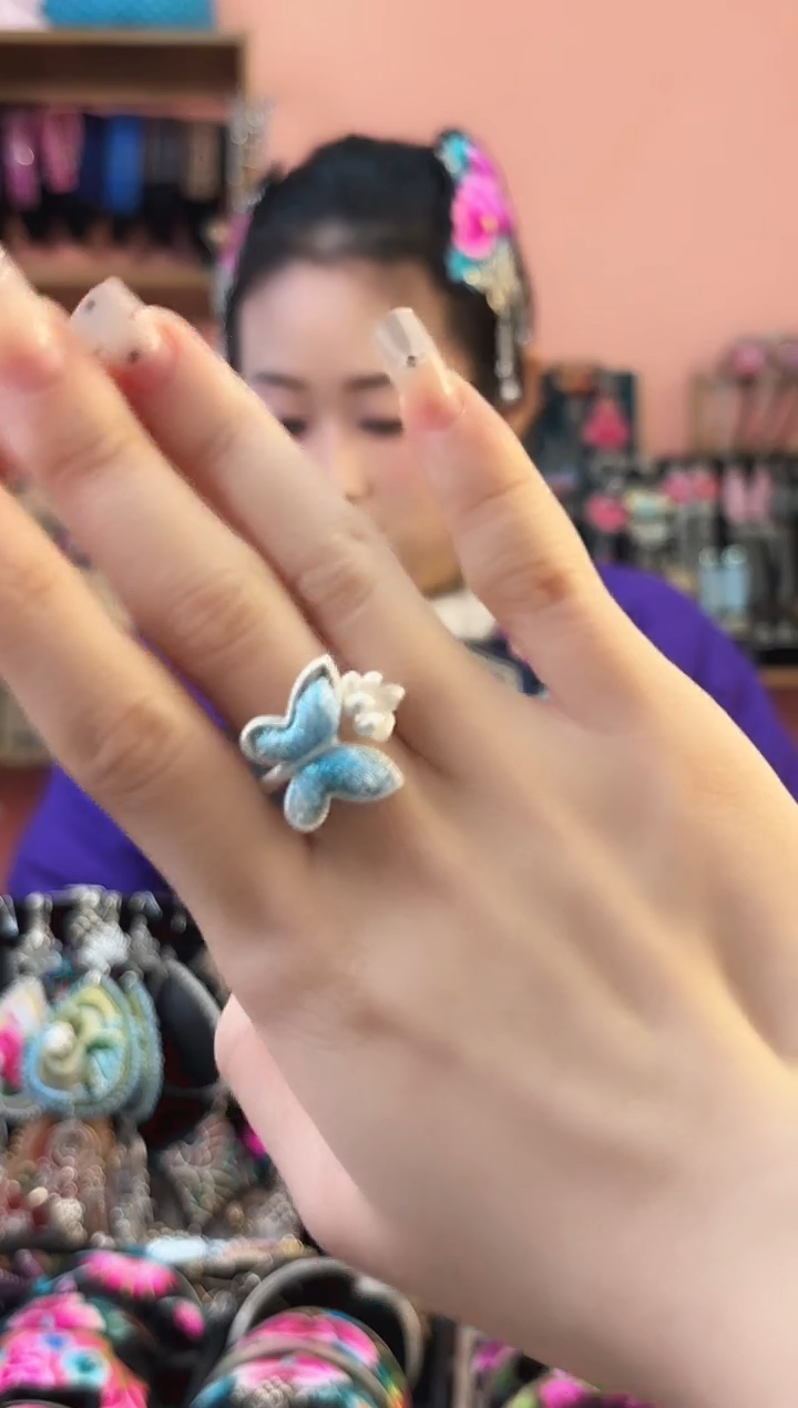 织绣艺枝独绣手工饰品244