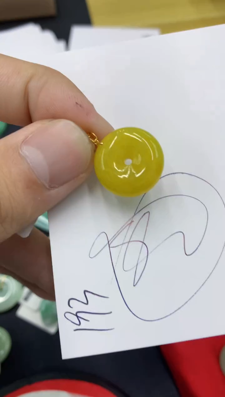【闪购商品】翡翠颈饰18K金镶嵌号链接1111111111