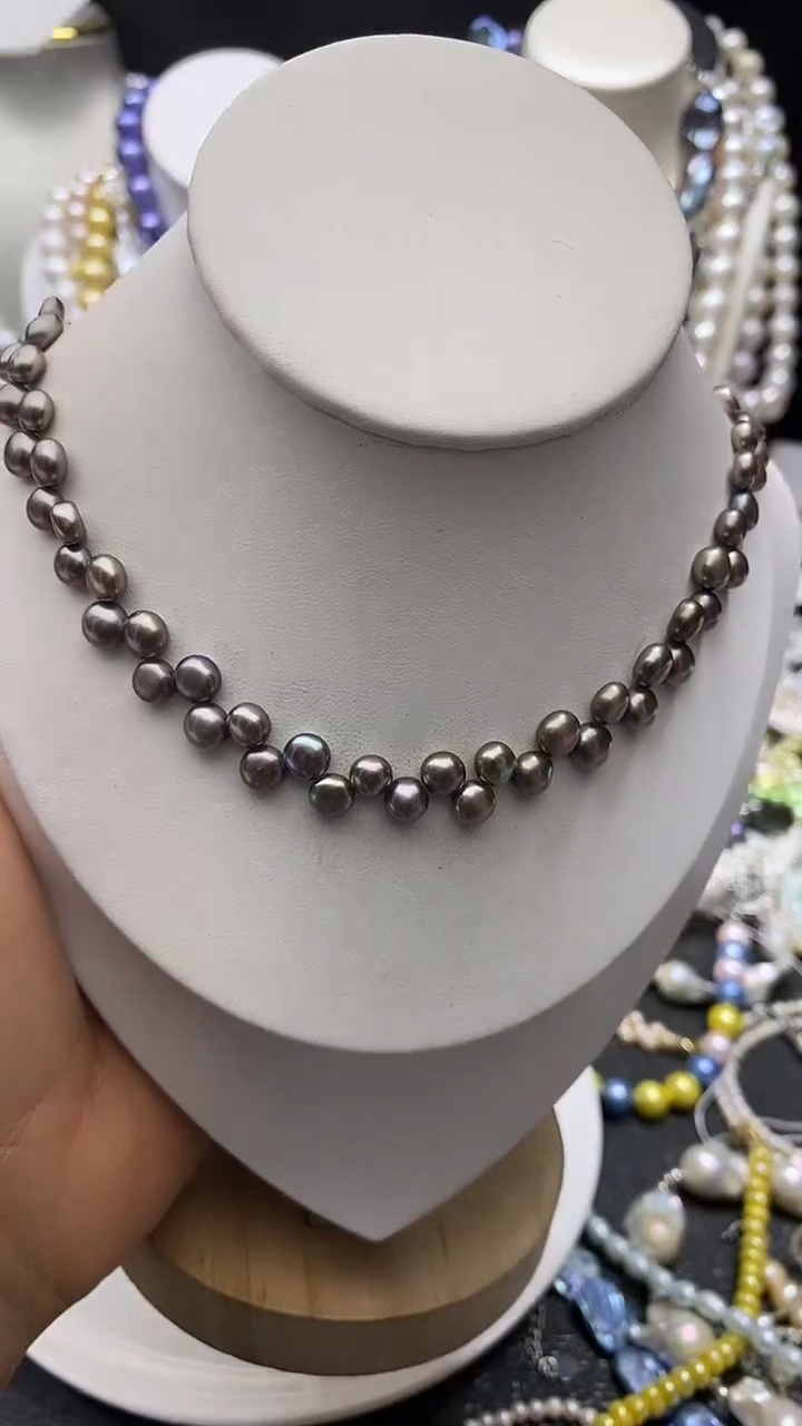 颈饰未镶嵌淡水珍珠多人