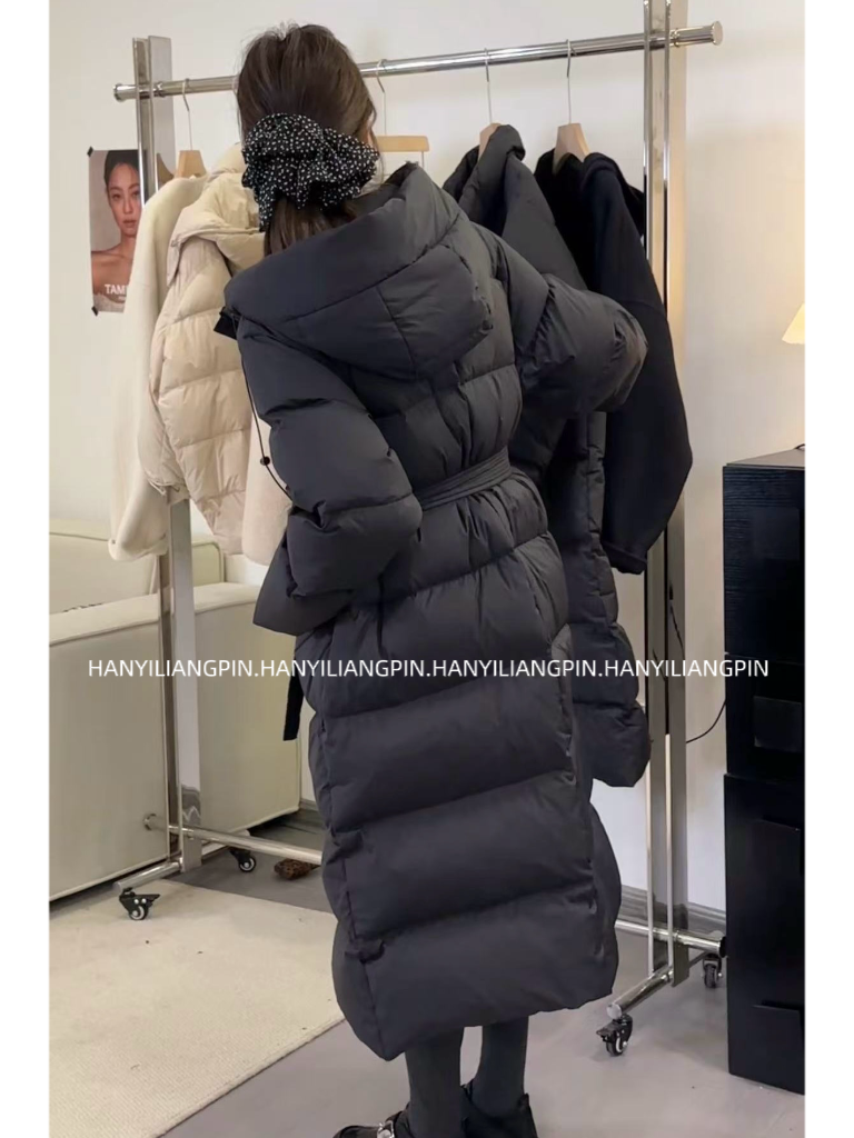 【收腰羽绒服】韩版百搭连帽羽绒服
