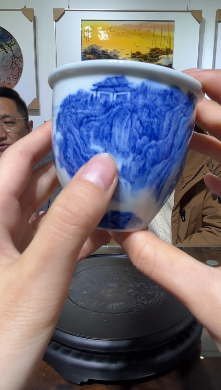 【闪购商品】杯子 C24【人间瓷画】《郭晋》