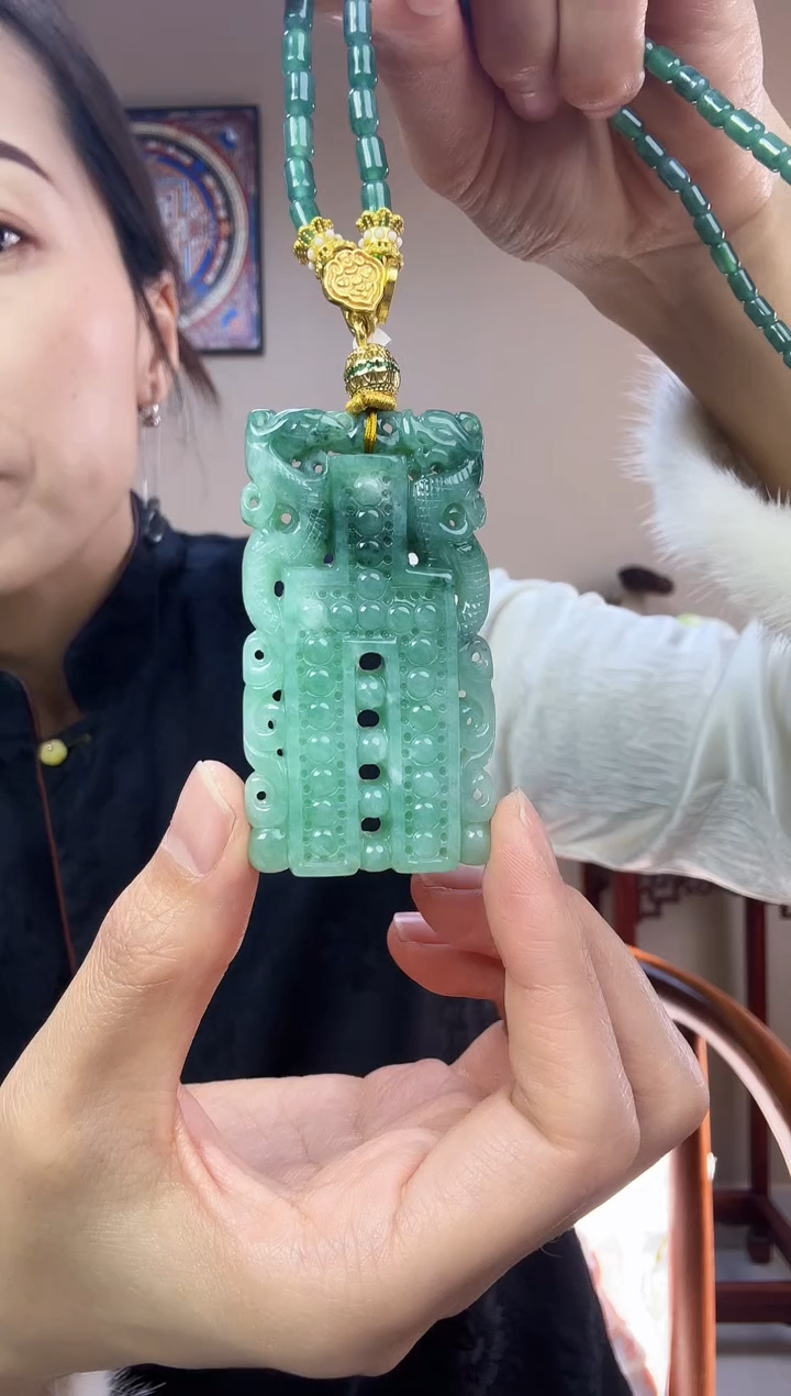 【闪购商品】翡翠颈饰未镶嵌特色原创翡翠颈饰