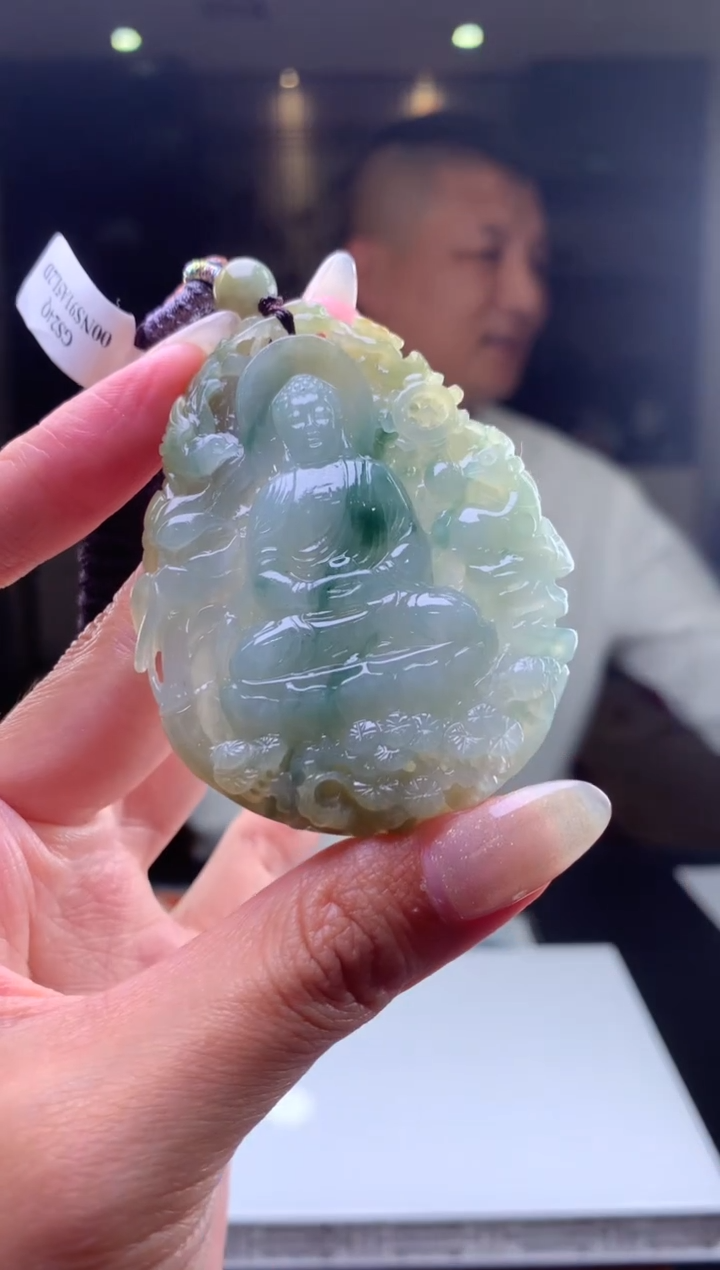 【闪购商品】定制翡翠未镶嵌挂件发货（拍一发一）