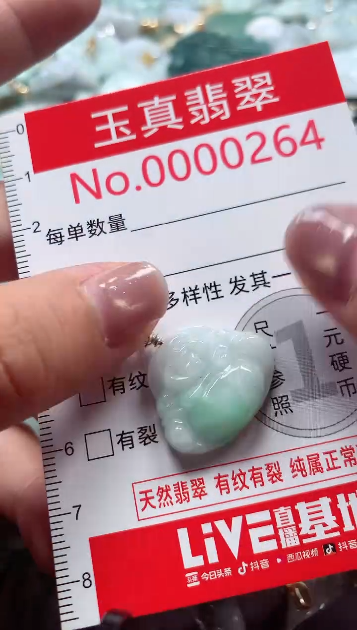 吊坠(不含链)未镶嵌翡翠0264