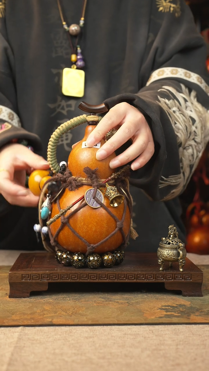 【闪购商品】098大漆葫芦一物一拍记葫堂出品