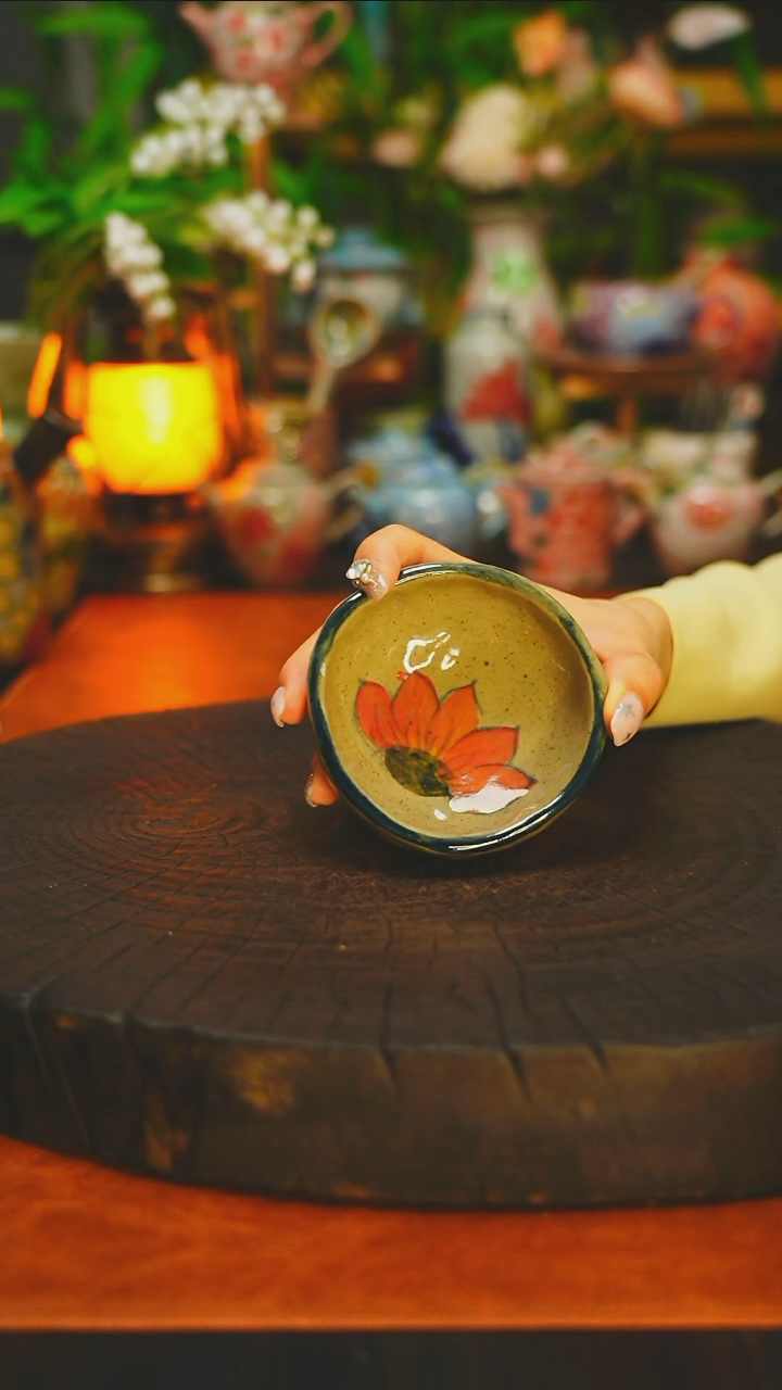 手捏料碟烟灰缸-素简手作986