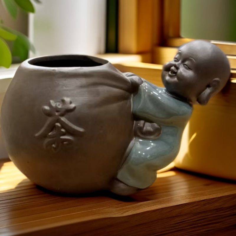 水培高档紫砂茶道木制六君子套装功夫茶具配件一整套茶艺泡茶工具