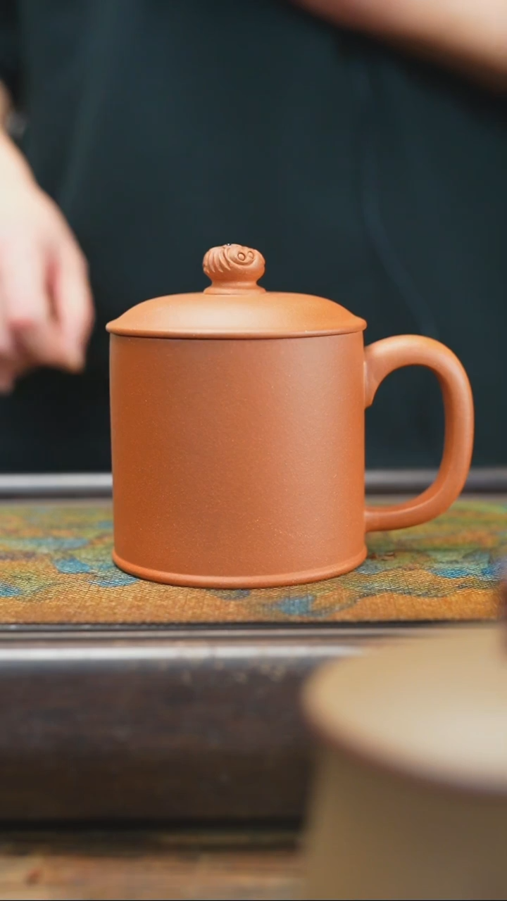 【闪购商品】紫砂茶杯3.6 降坡泥 盖杯