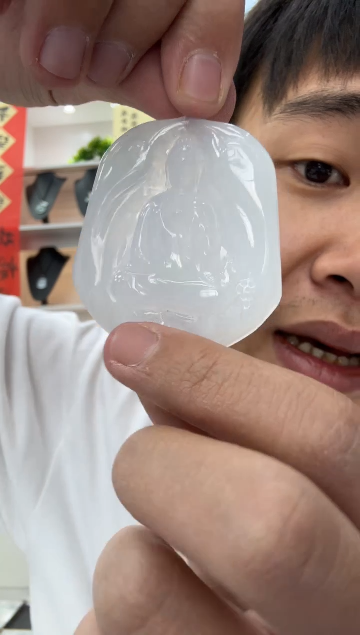 【闪购商品】翡翠颈饰未镶嵌天然翡翠A货孤品一件