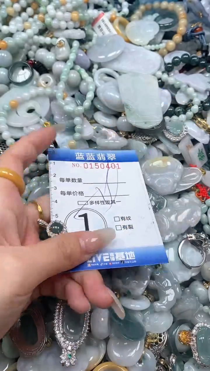 【闪购商品】翡翠颈饰未镶嵌闪购0150401多样性发其一