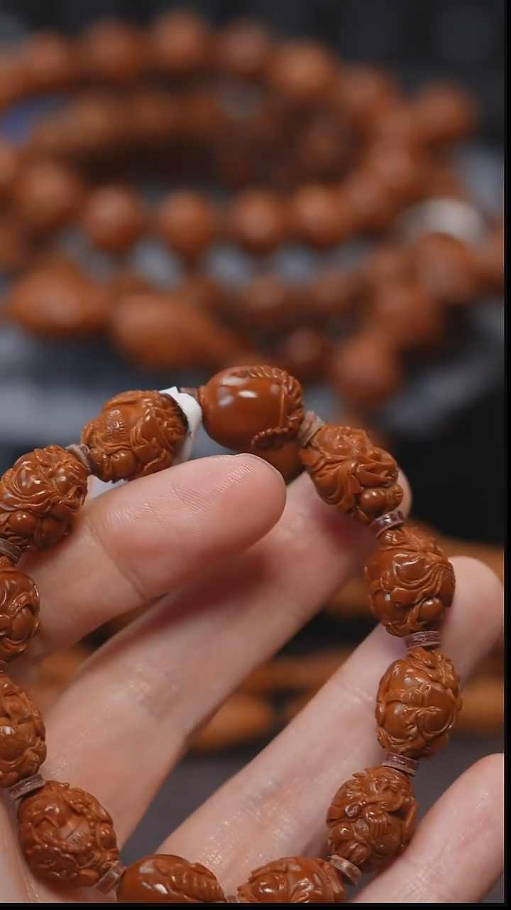 手串/手链橄榄核帅*呆橄榄核手串