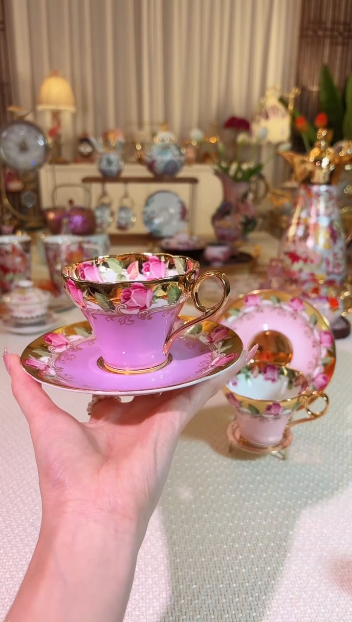 【闪购商品】瓷自然写生-丹顿-紫釉玉兰