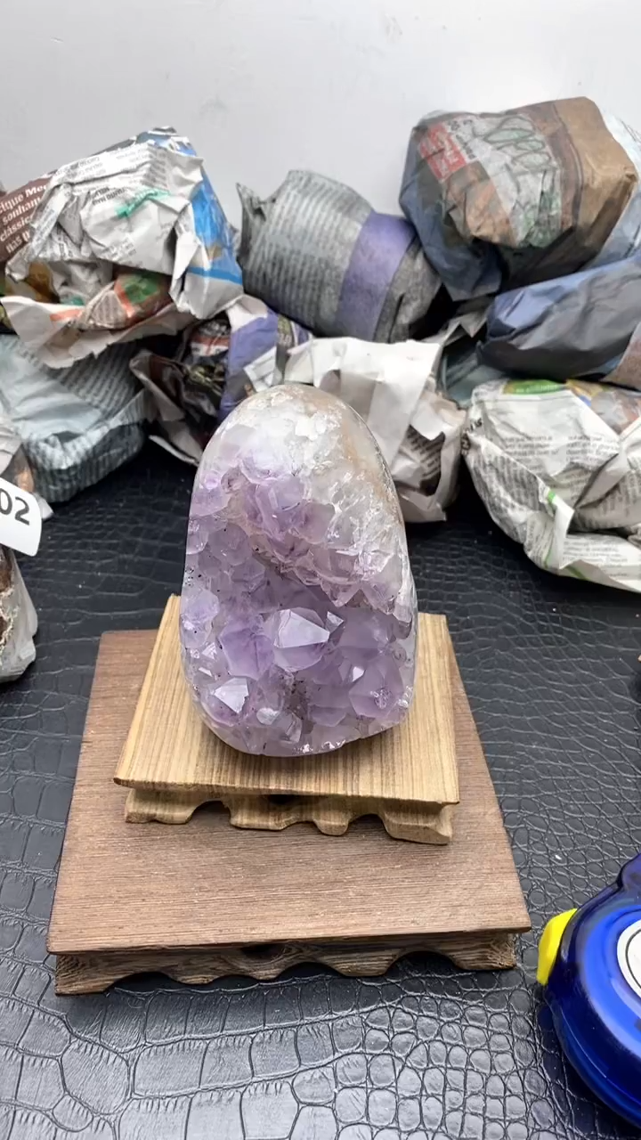 【闪购商品】紫晶11未镶嵌709号摆件