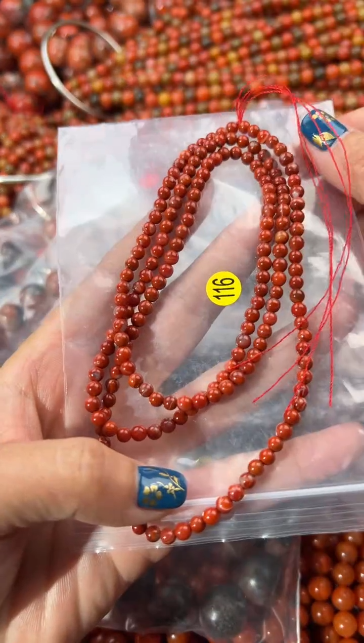未镶嵌手串南红玛瑙4+