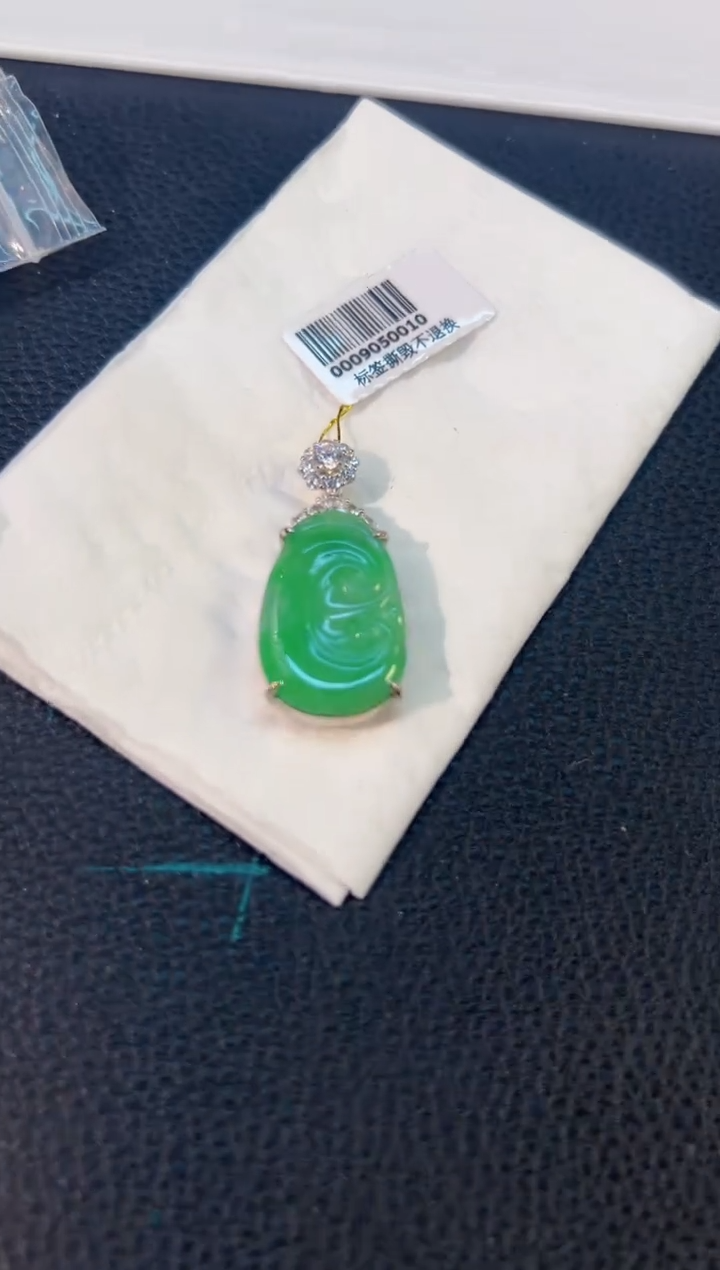 颈饰未镶嵌翡翠 缅料A货/支持复检/一件