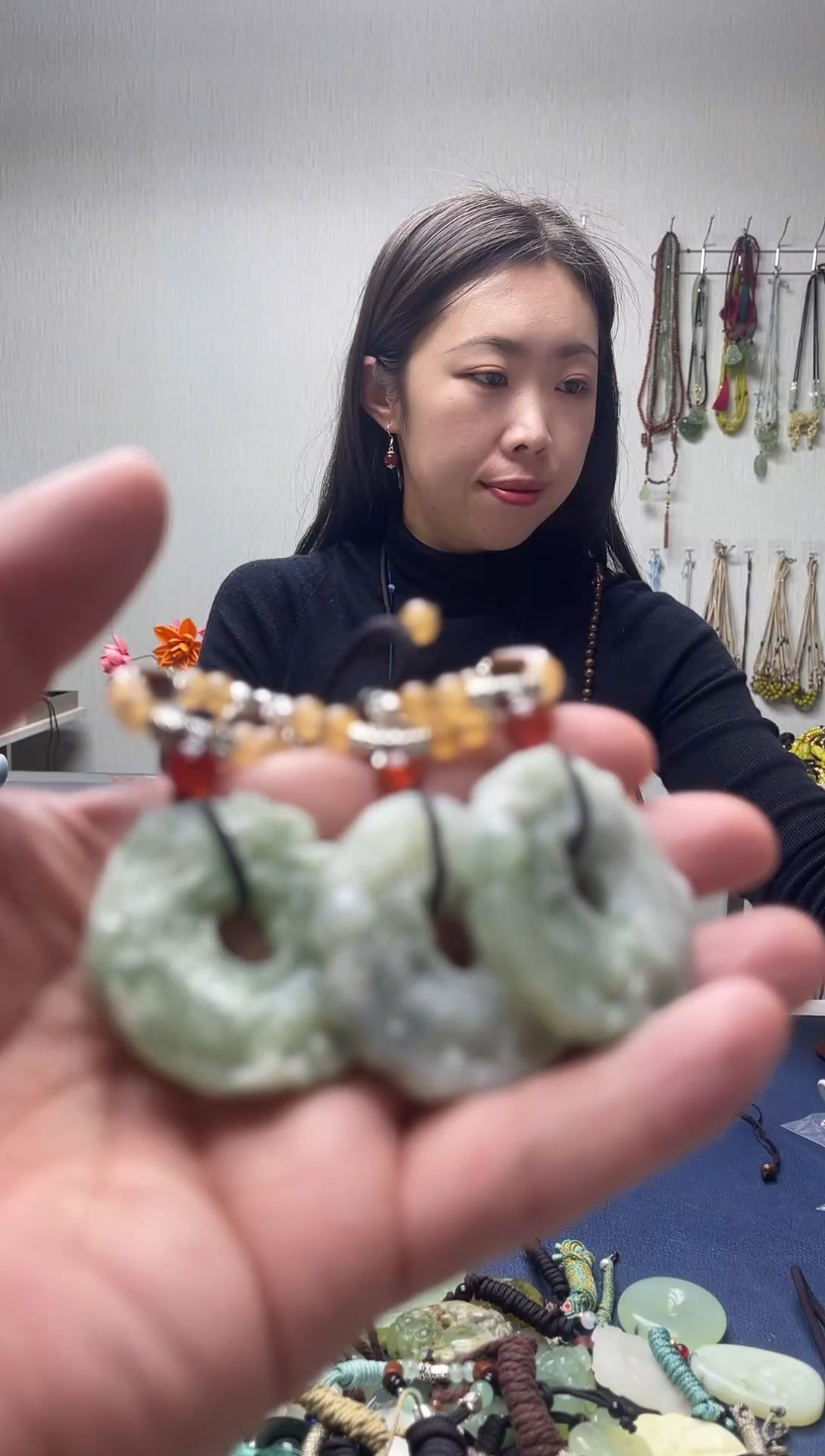未镶嵌岫玉颈饰多样性发货 拍一发一