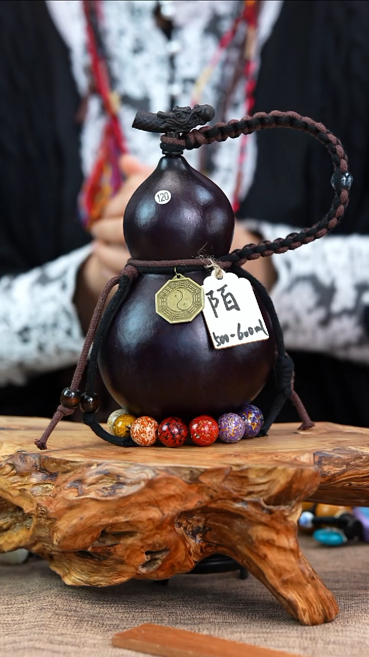 【闪购商品】120—光岳葫天然大漆酒葫芦不含漆珠