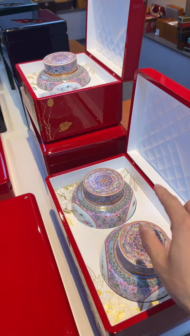 烤漆双罐高端礼盒1套