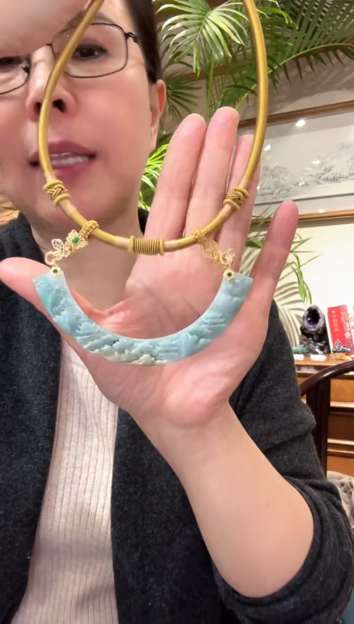 【闪购商品】翡翠颈饰未镶嵌国风