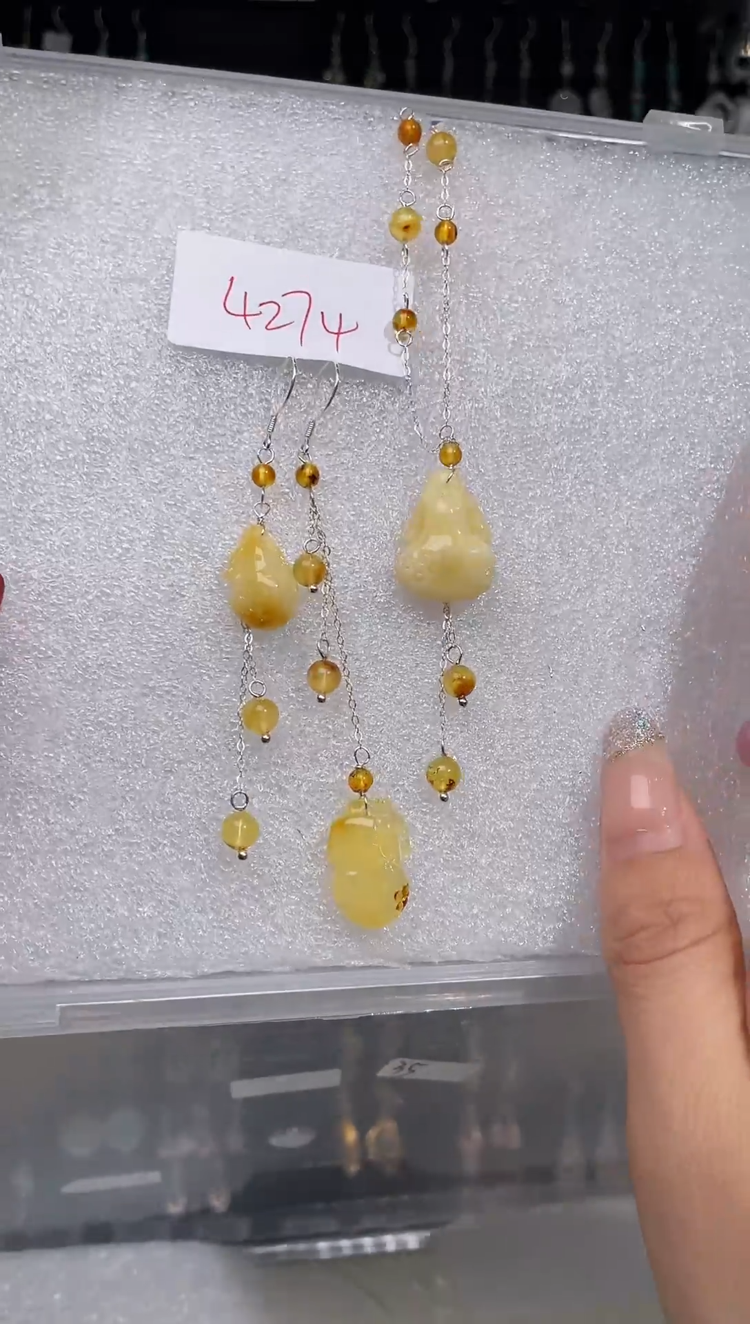 【闪购商品】紫晶耳饰银S925镶嵌喜欢拍