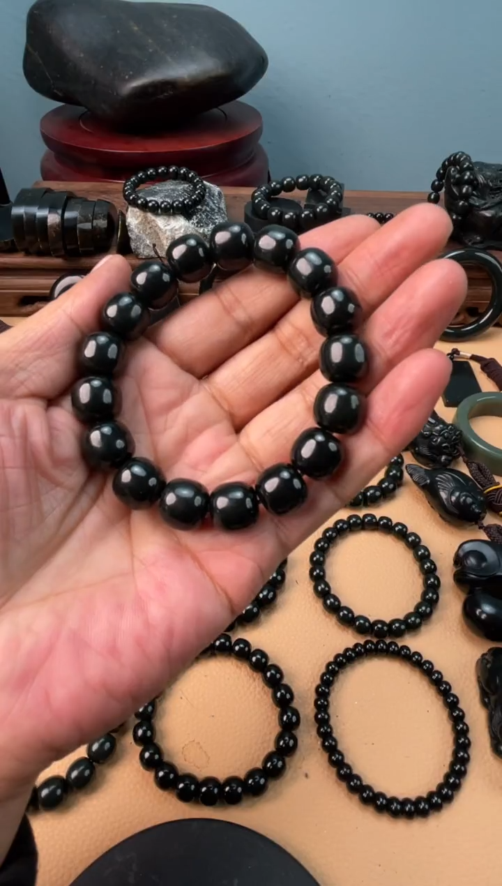 未镶嵌手链和田玉皮勒村老矿塔青卡13体验款