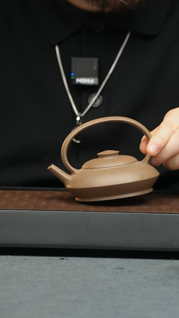 【闪购商品】紫砂茶壶五堂 吉金提梁（青段）