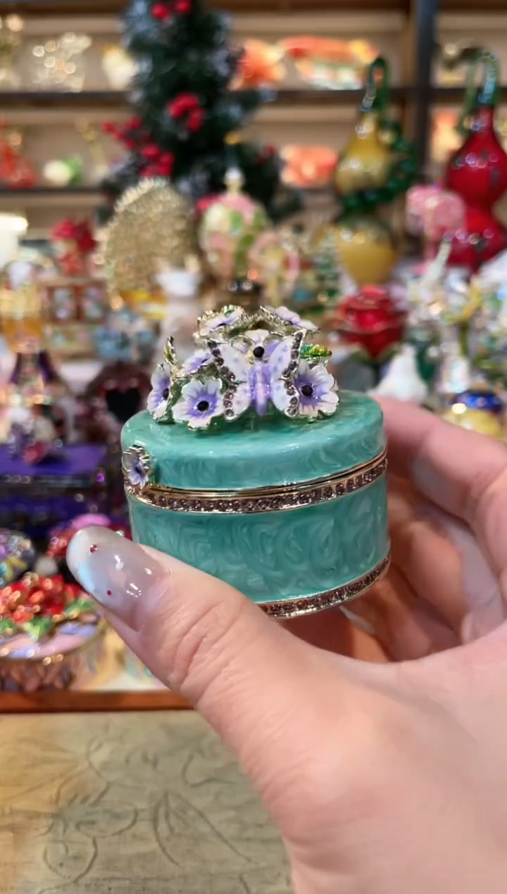 【闪购商品】 珐琅彩精致首饰盒