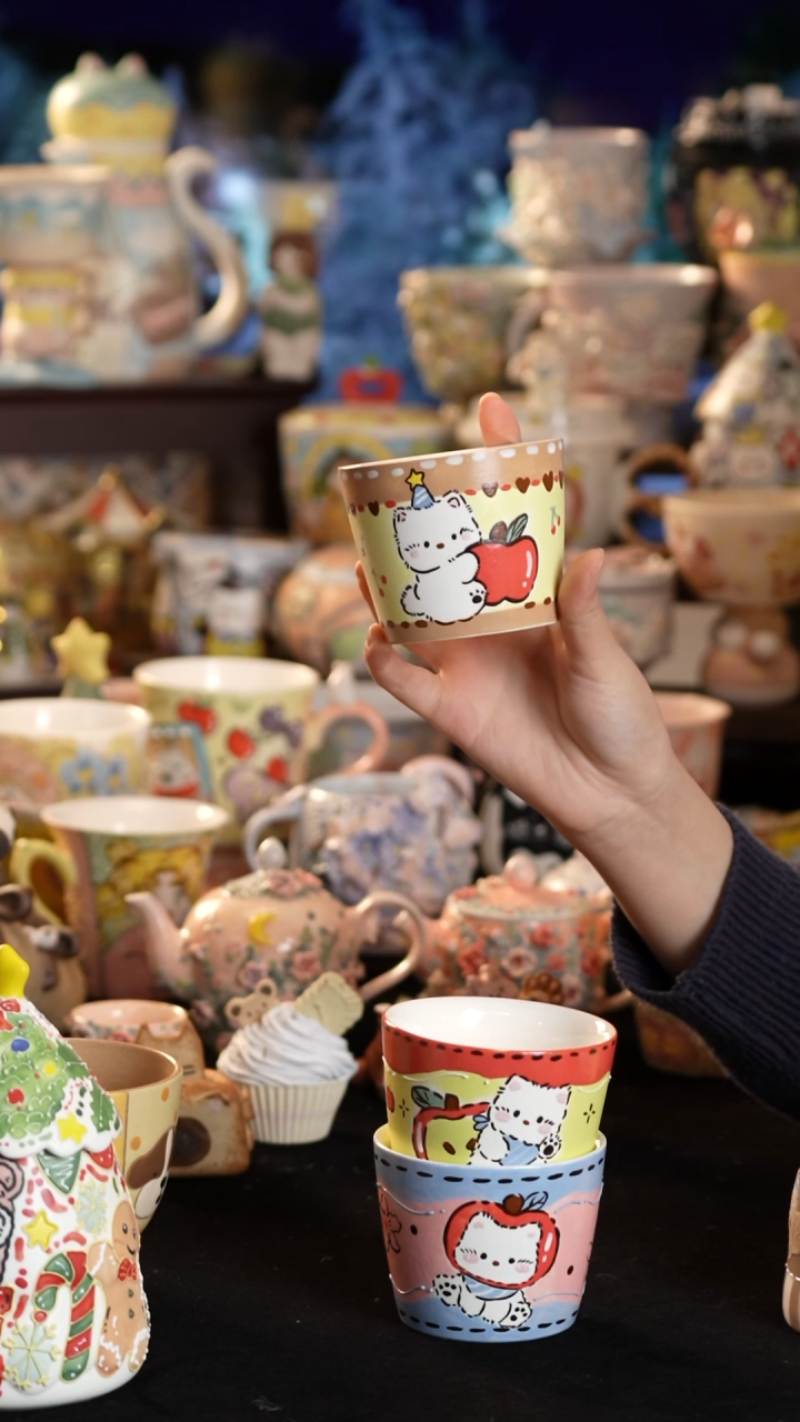 其他陶景德镇釉下彩手绘设计师款陶瓷