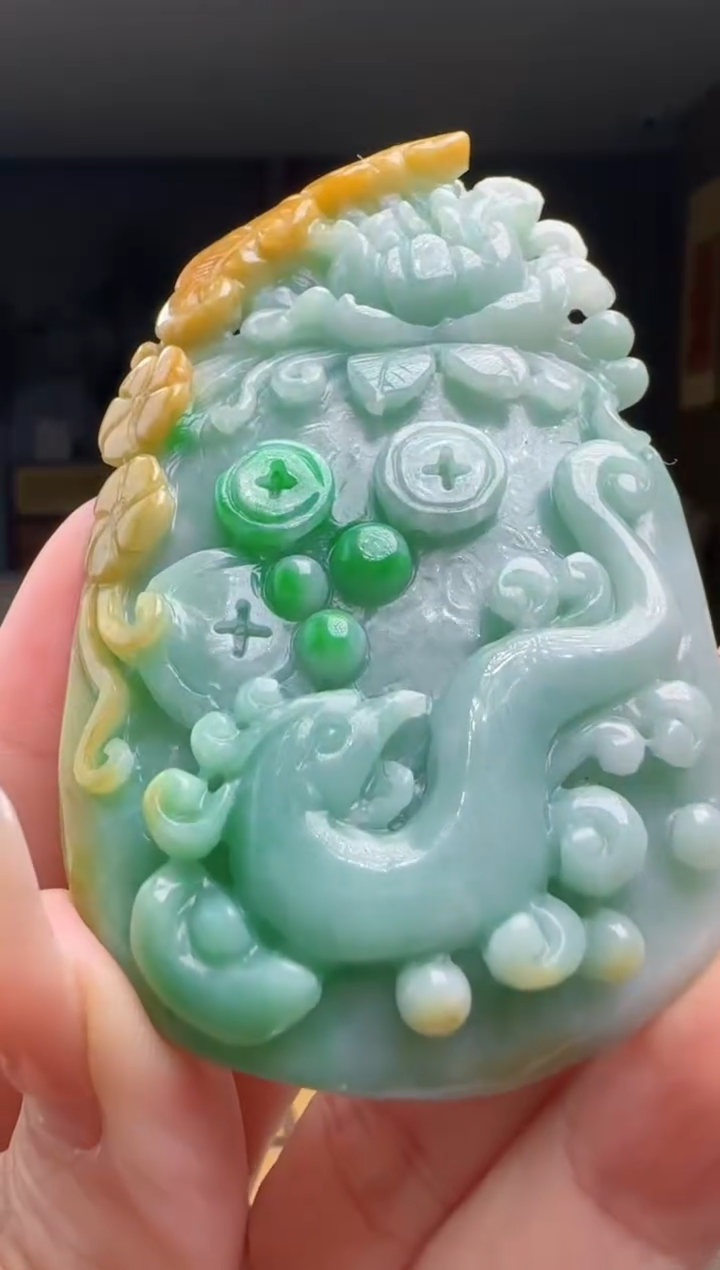 【闪购商品】翡翠吊坠(不含链)未镶嵌YJ@@960Q3J14769