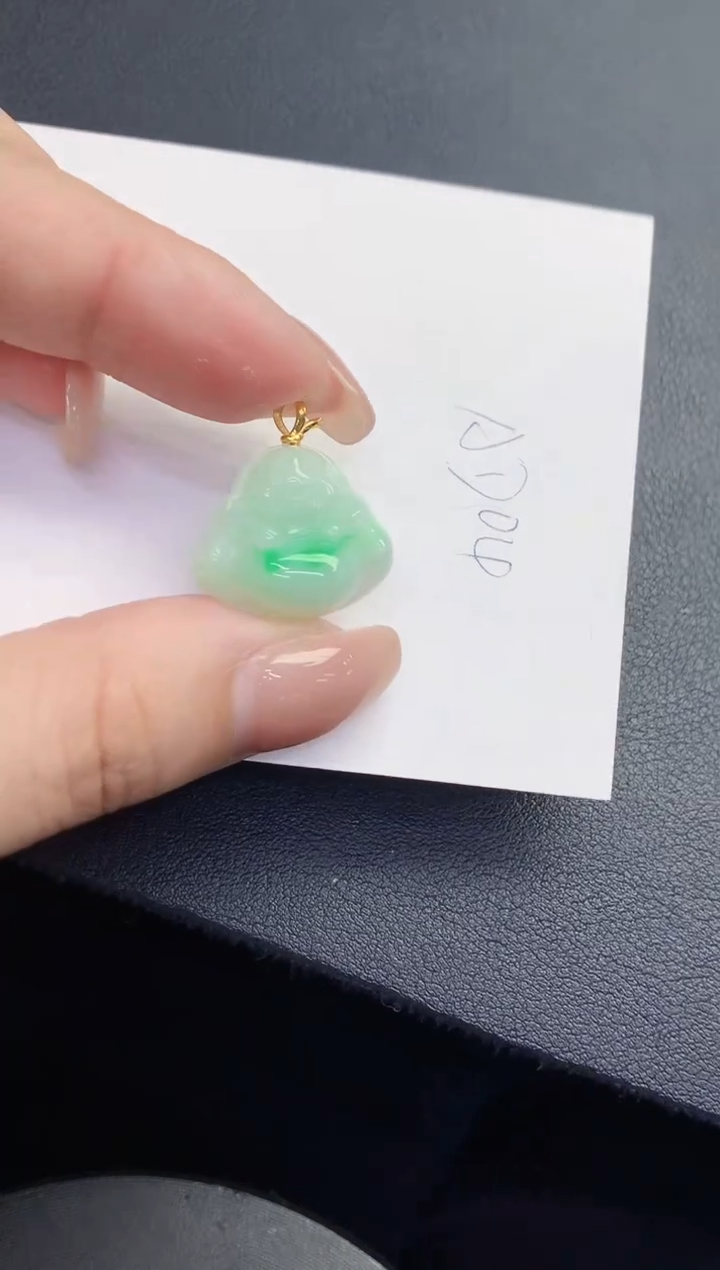 【闪购商品】翡翠18K金镶嵌颈饰0000000000