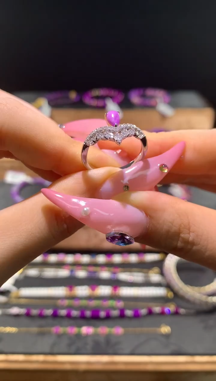 苏纪石（舒俱来）银S925镶嵌.戒指