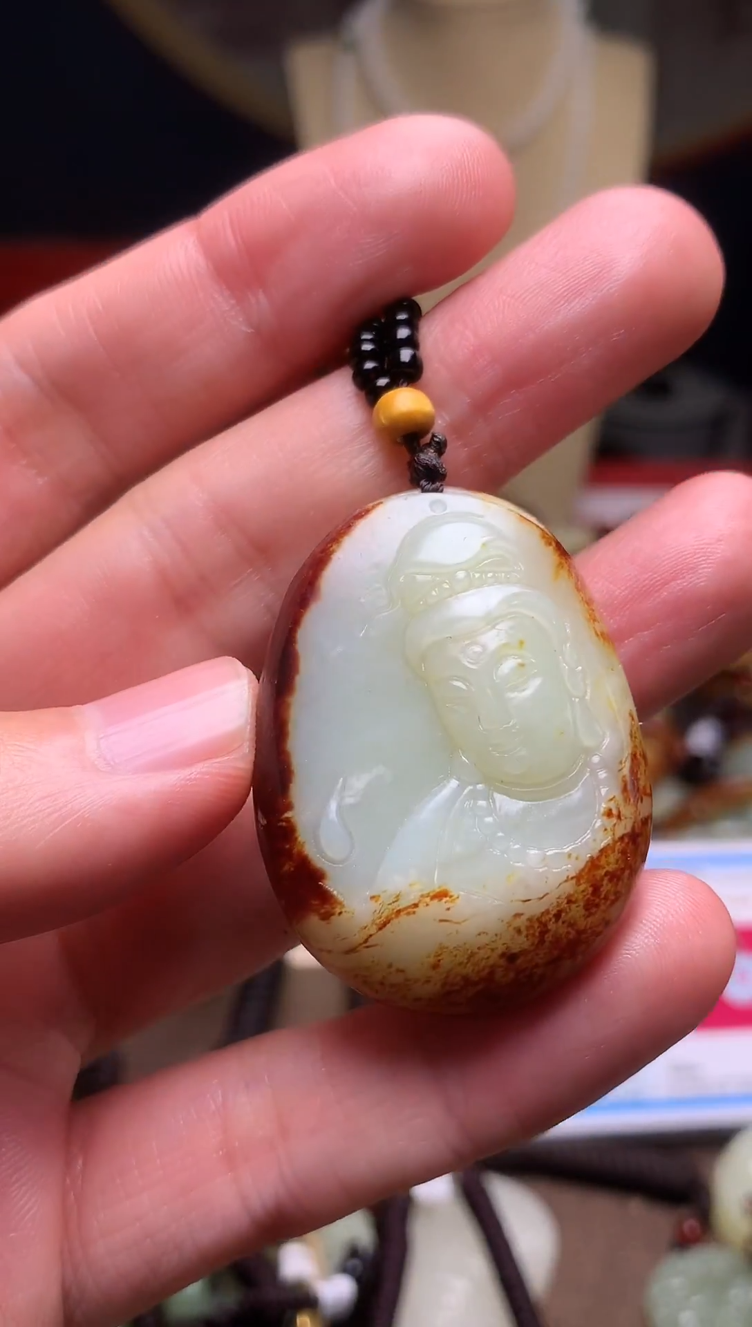 颈饰未镶嵌和田玉新疆料青海料清水和田玉吊坠