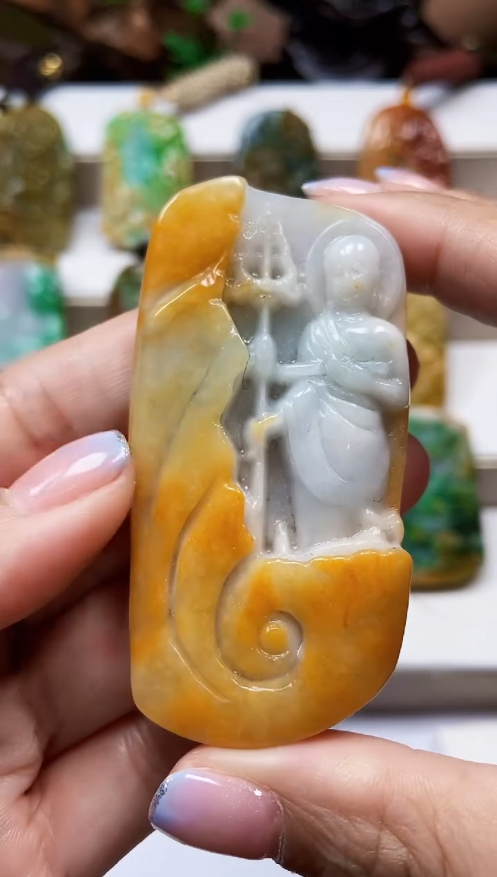 颈饰未镶嵌翡翠翡翠A货