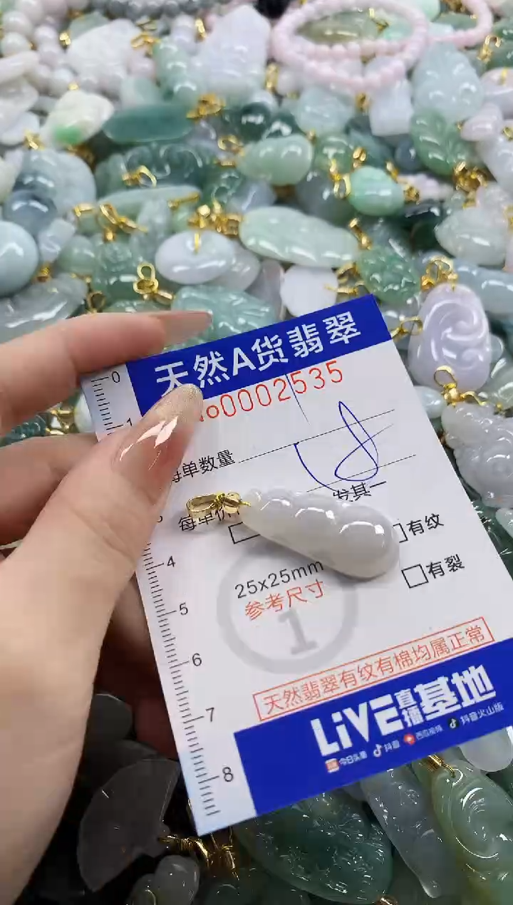 颈饰未镶嵌翡翠天然A货翡翠