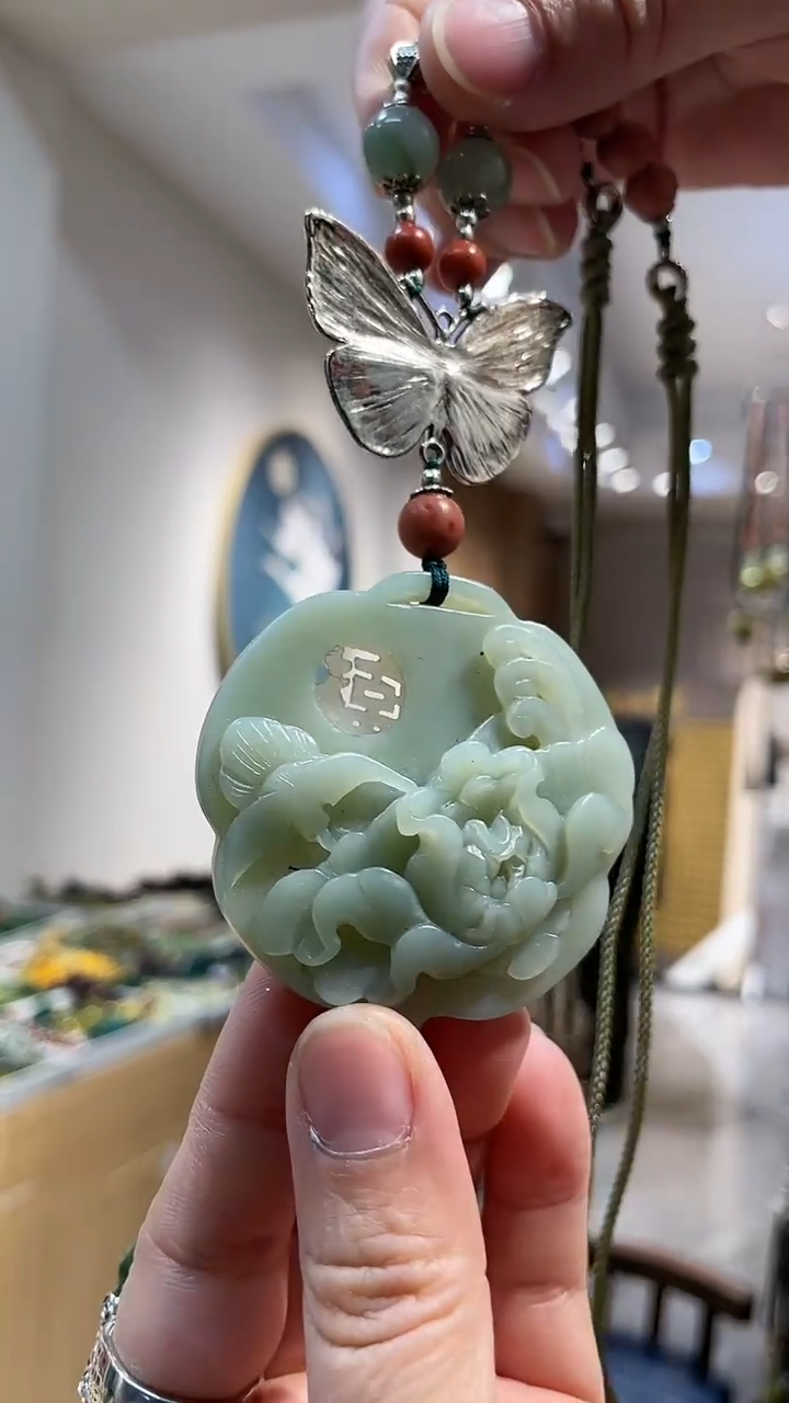 【闪购商品】和田玉（青玉）颈饰未镶嵌吊坠