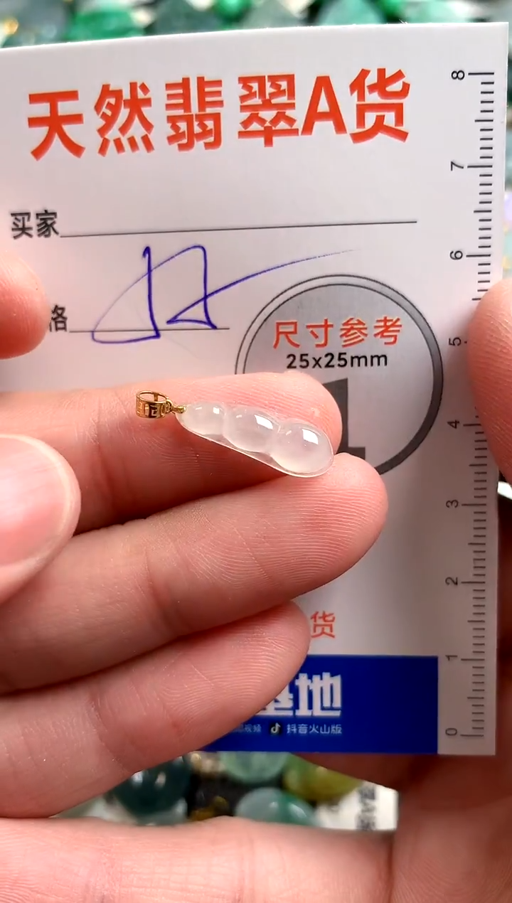 【闪购商品】翡翠颈饰18K金镶嵌13003418