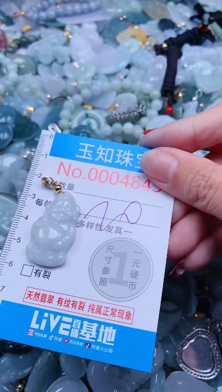 【闪购商品】翡翠吊坠(不含链)未镶嵌4843