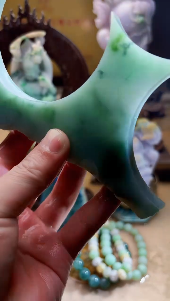 未镶嵌挂件翡翠A货张麦9717