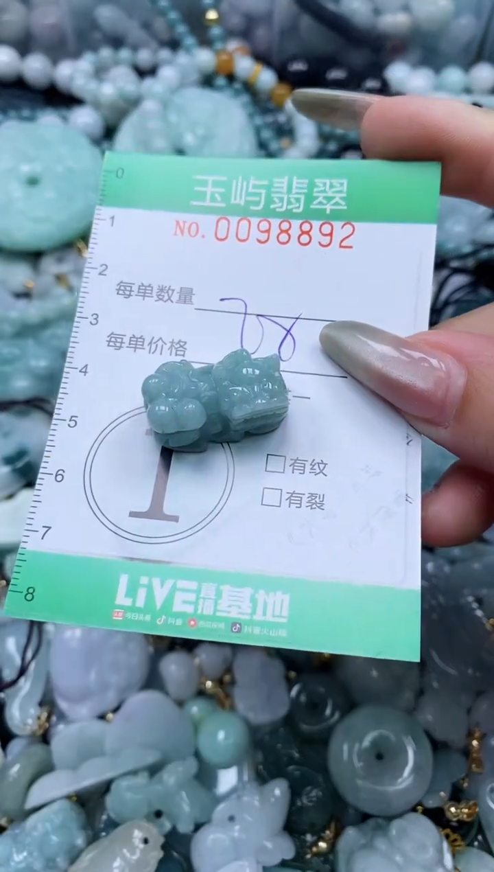 【闪购商品】翡翠未镶嵌颈饰闪购0098892