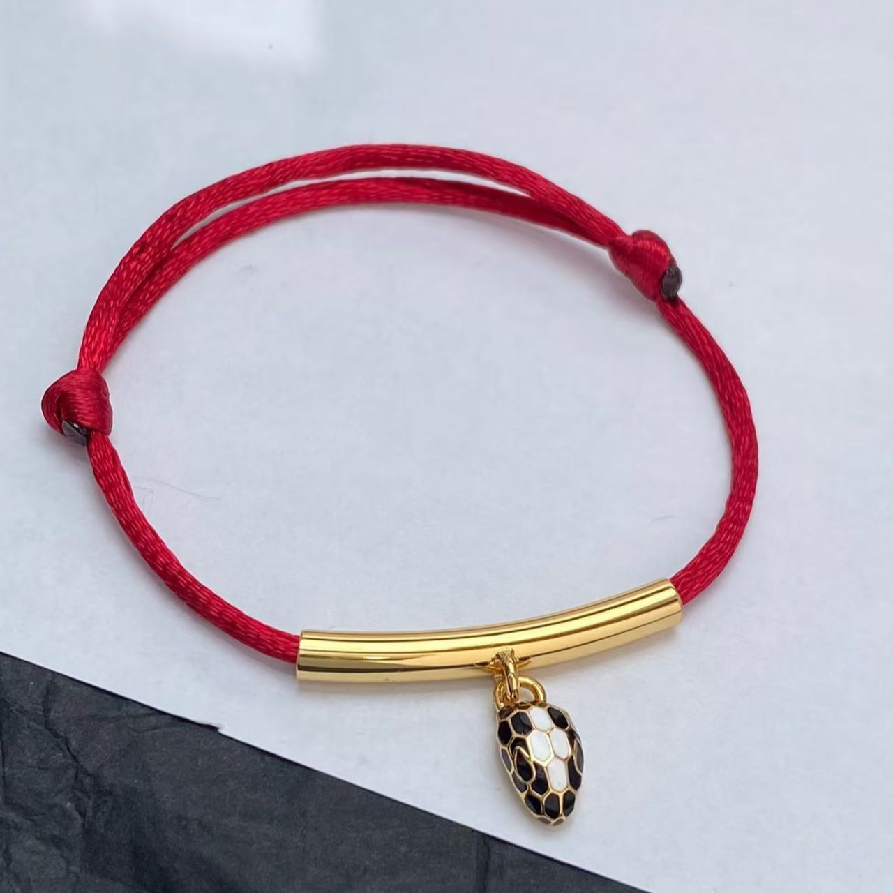 #粉色专享#004红绳小手链百搭轻奢简约ins手链