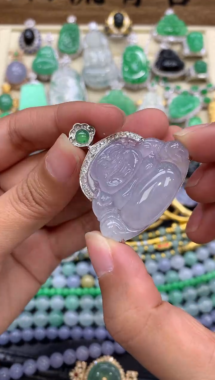 【闪购商品】翡翠颈饰18K金镶嵌118-中国好珍宝